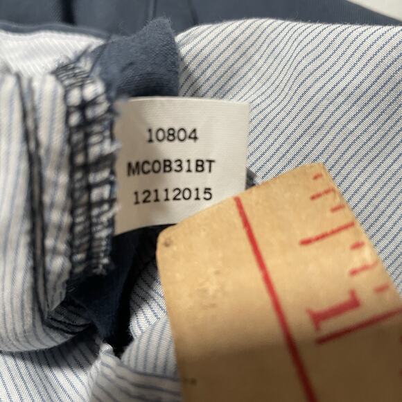 Peter Millar Men’s Size 48x12 Shorts Blue Chino Golf Winston Washed MC0B31 - Picture 5 of 6